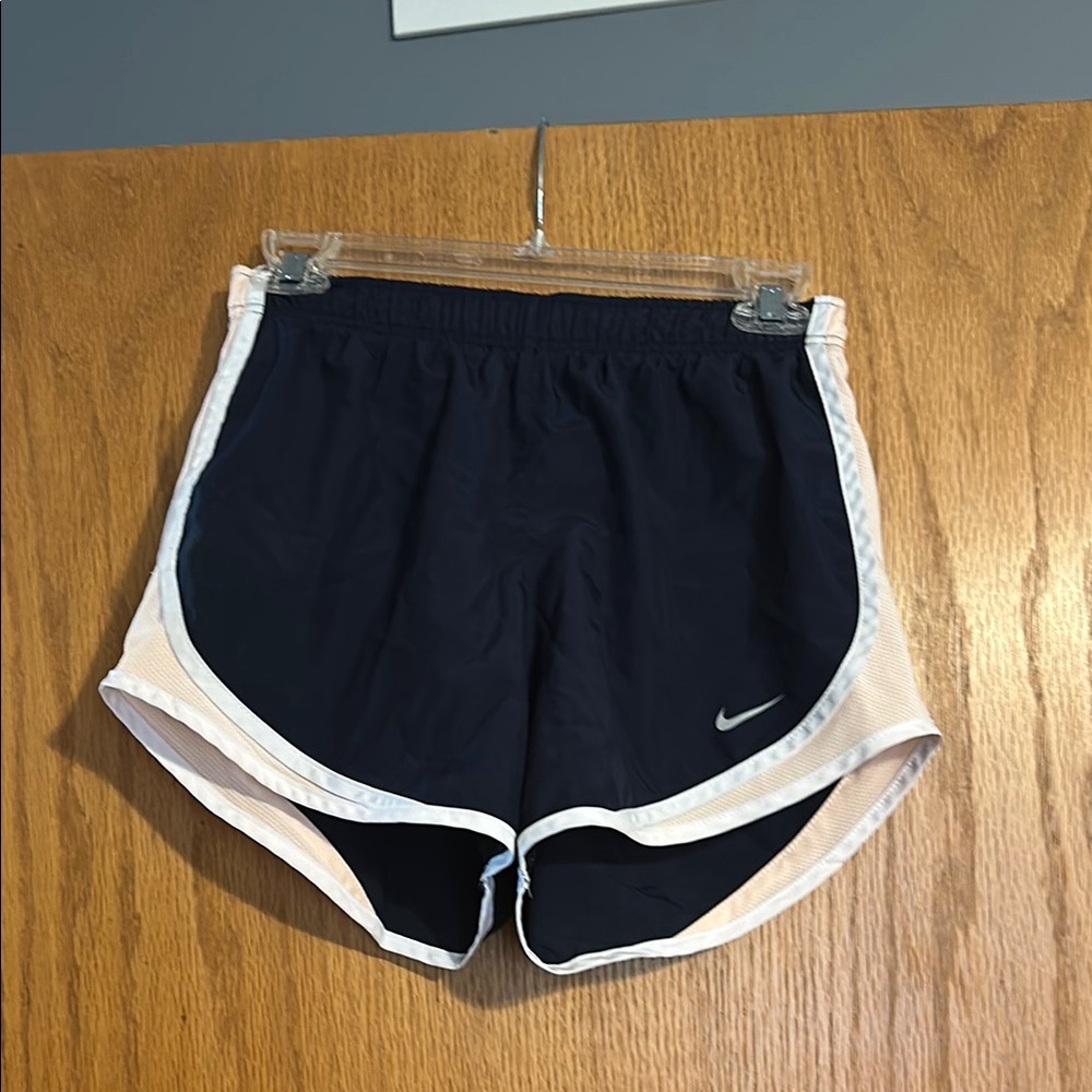 Nike Navy & Peach Athletic Running Shorts
